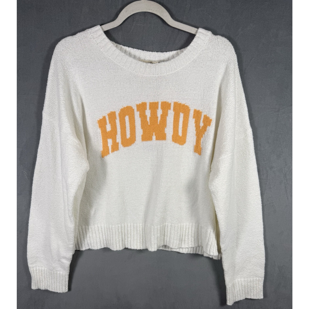 White Crow Women's Howdy Lightweight Sweater Size XL New With Tags